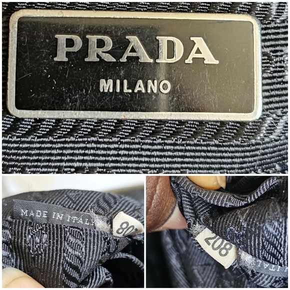 Prada Saffiano Leather Briefcase Black Bag - Picture 4 of 11